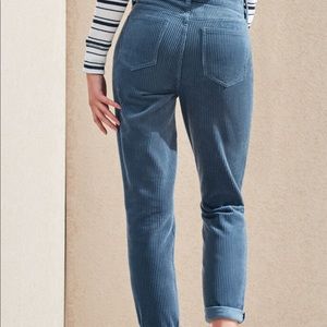 Dusty blue corduroy mom jeans